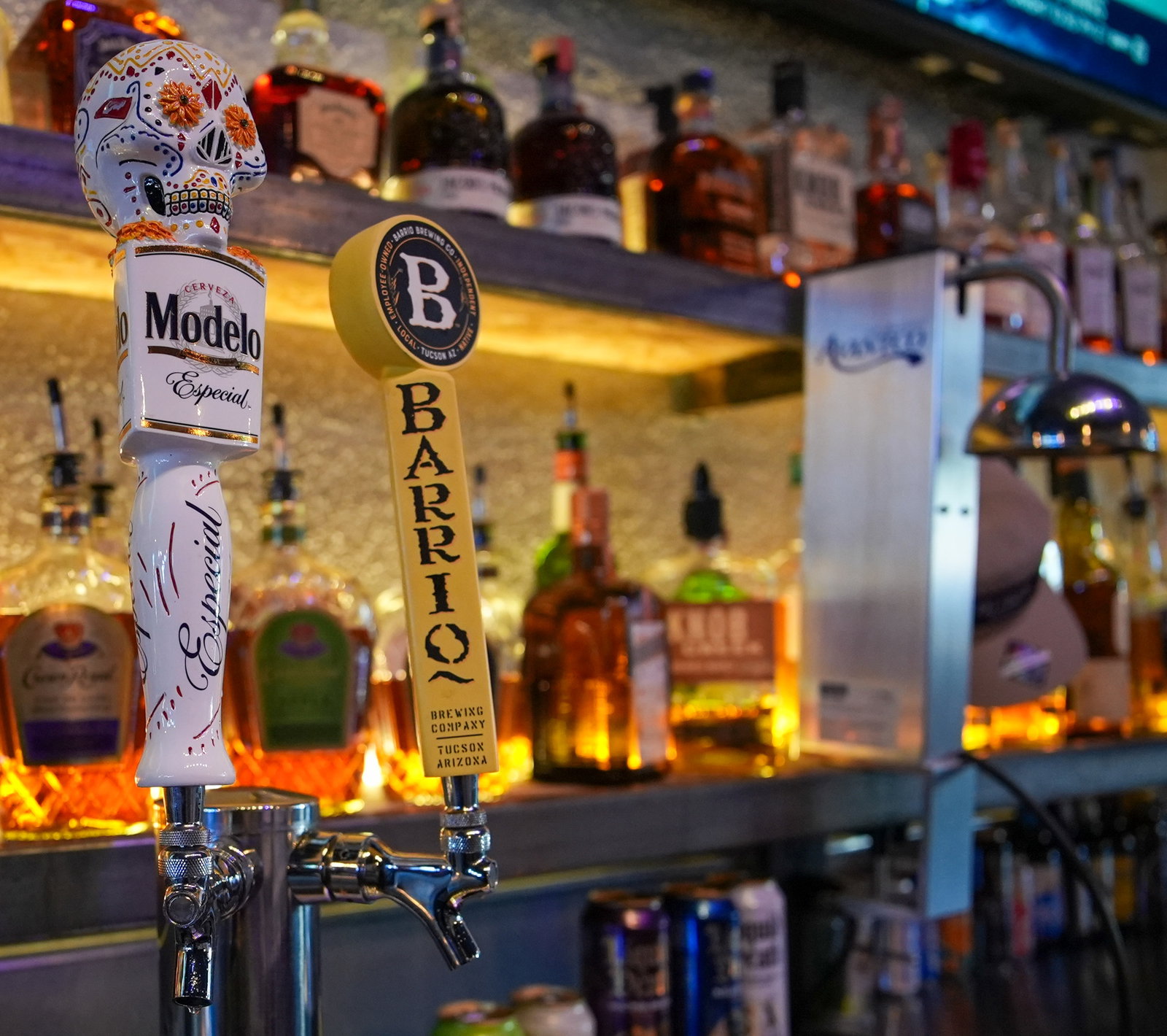 The bar at 80 Proof, Benson